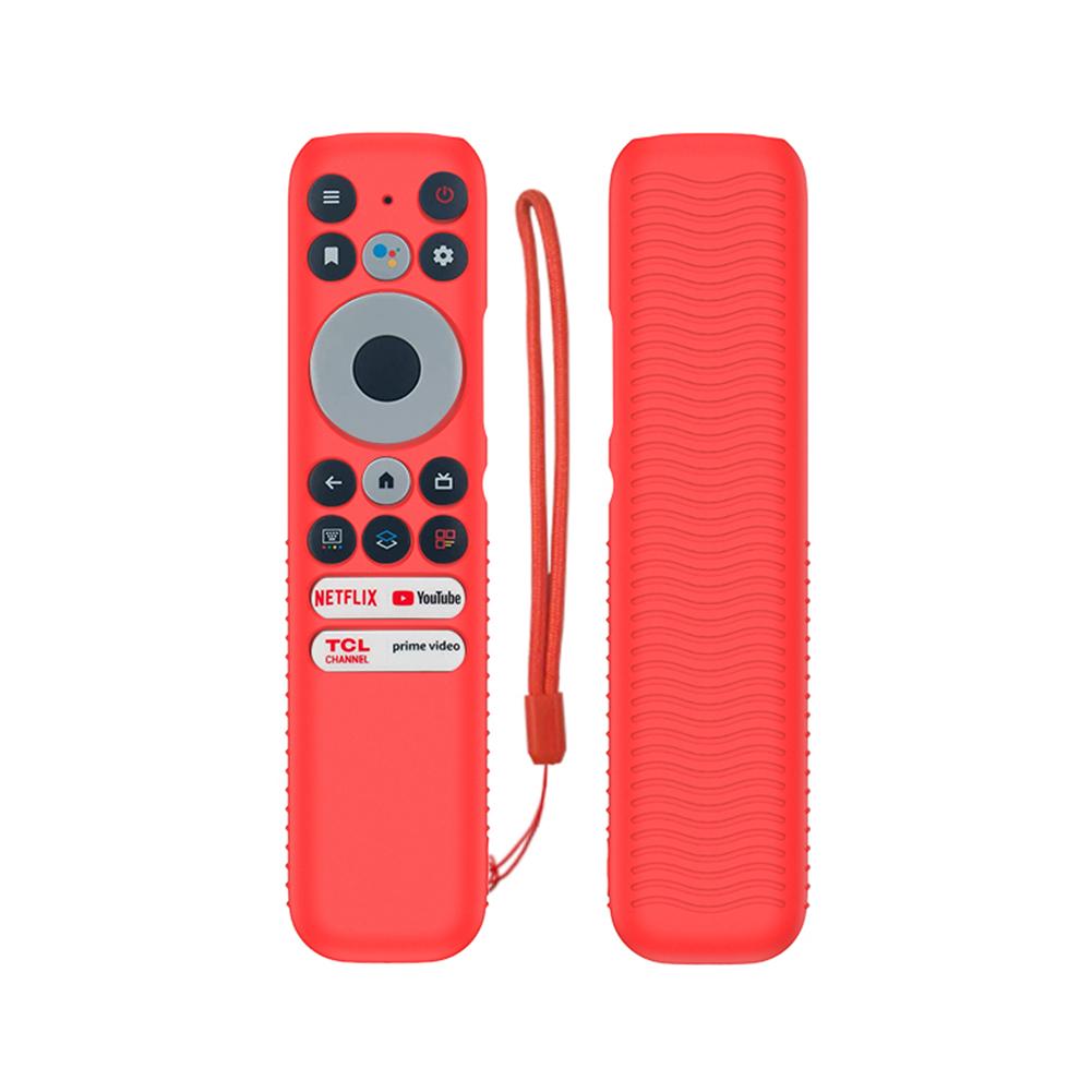 Silicone Remote Case Cover Anti-slip Protective Cover Anti-Drop Protective Case Shockproof Waterproof for TCL RC902N FMR1 Remote