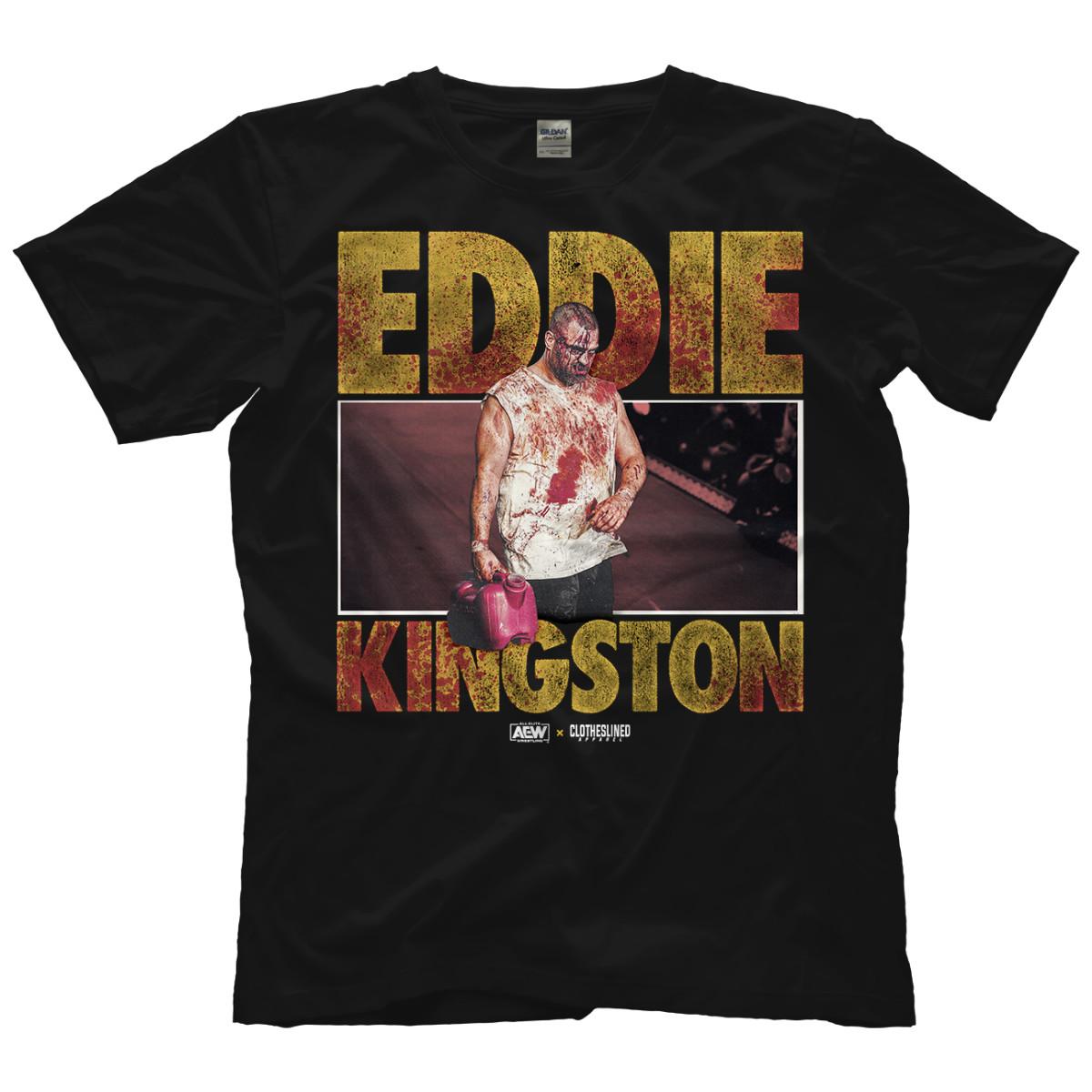 Eddie Kingston - Demons - AEW x Clotheslined Apparel AEW Official T-Shirt S разноцветный