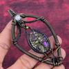 Tree Of Life Copper Stichtite Gemstone Pendant Rainbow Moonstone Pendant Copper Wire Wrapped Pendant