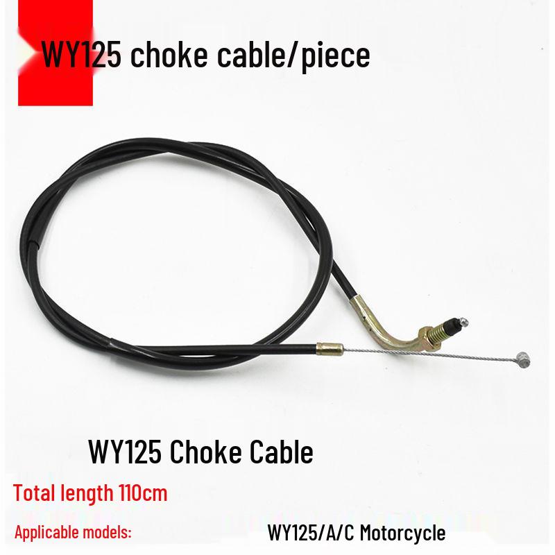 Compatible Cables for Wuyang WY125-A-C-F Motorcycle: Mileage, Clutch, Tachometer, Choke, Throttle.