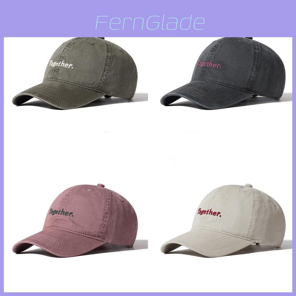 Spring New Letter Baseball Cap For Women Casual Sunhat With Wide Brim And Adjustable Fit