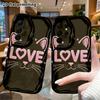 Phone Case: 2D Flat Samsung Galaxy A34 A35 S20 S22 S21 FE Plus Ultra Protective Case, Heart Black Cat, Christmas Halloween Holiday Gift