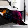 1pc Special Forces Commando Action Figure Blanket - Heavyweight Plush Flannel All-Season Soft Bedspread with Military Action Des