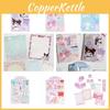 Cute And Fresh Cartoon Stationery Set Of 5 With Unique Envelopes And Sticky Notes