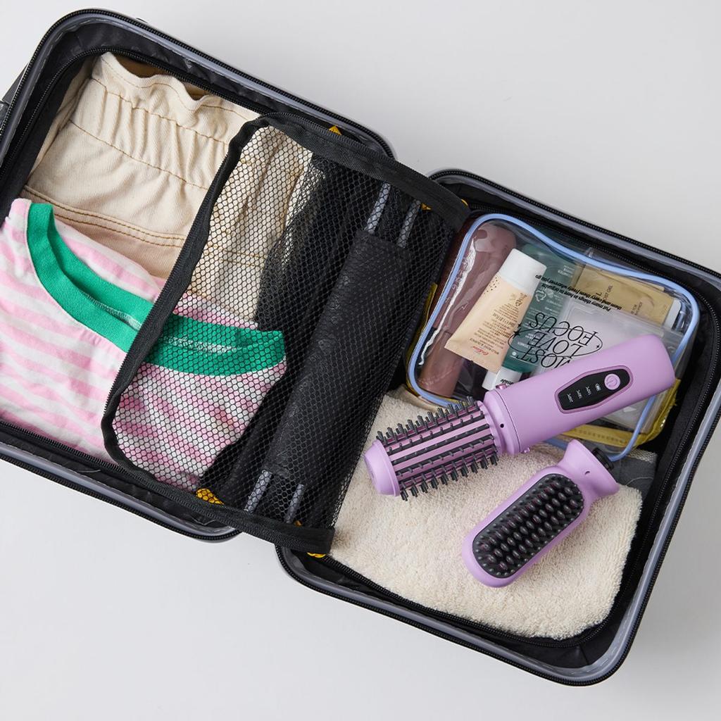 Portable Cordless Dual 3-in-1 Comb Hair Iron ST-DWC100 (Straightening Tool Included)