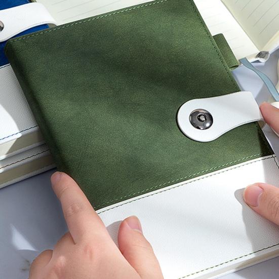 A5 Executive Notebook Thick Paper Notebook with Faux Leather Cover 192 Pages Personal Diary Notepad for Business Meetings