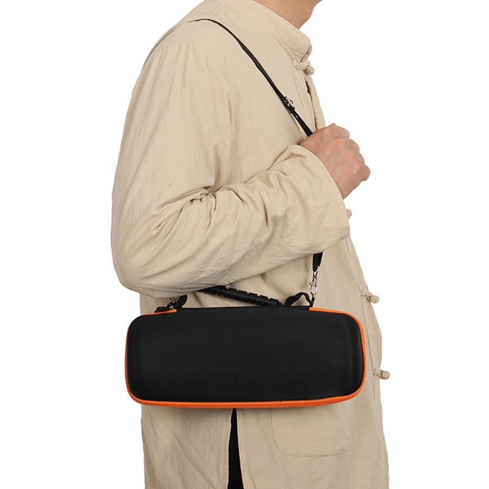 For JBL Charge 6 Speaker Carrying Case EVA Hard Shell Shockproof Storage Bag with Shoulder Strap