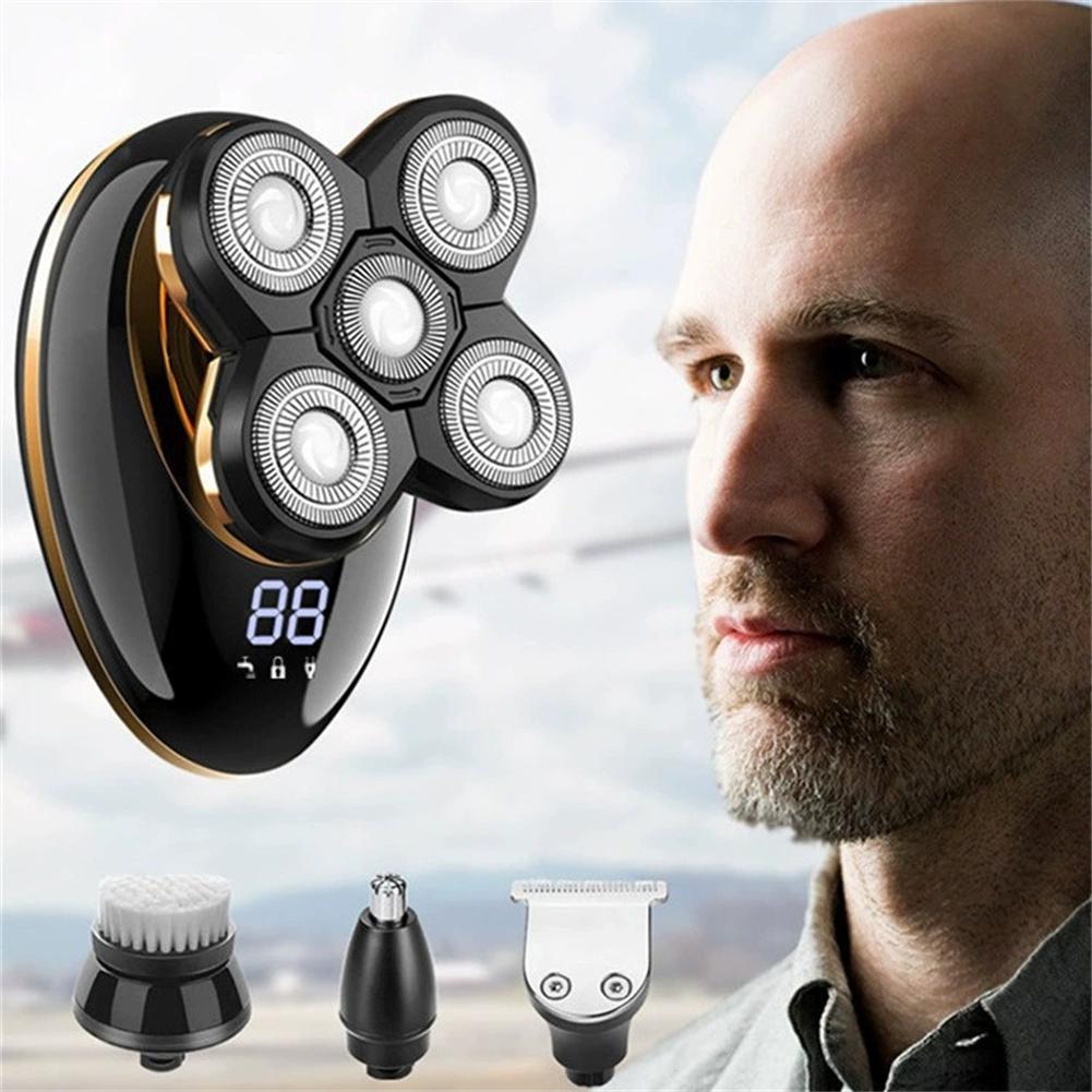 Multifunkční elektrický holicí strojek zastřihovač vousů zastřihovač vlasů Profesionální mini bezdrátový pánský elektrický holicí strojek