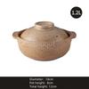hot pot casserole Japanese pan rice small Ceramic tile old high temperature dry stew deep soup pot cookware clay cooking pot