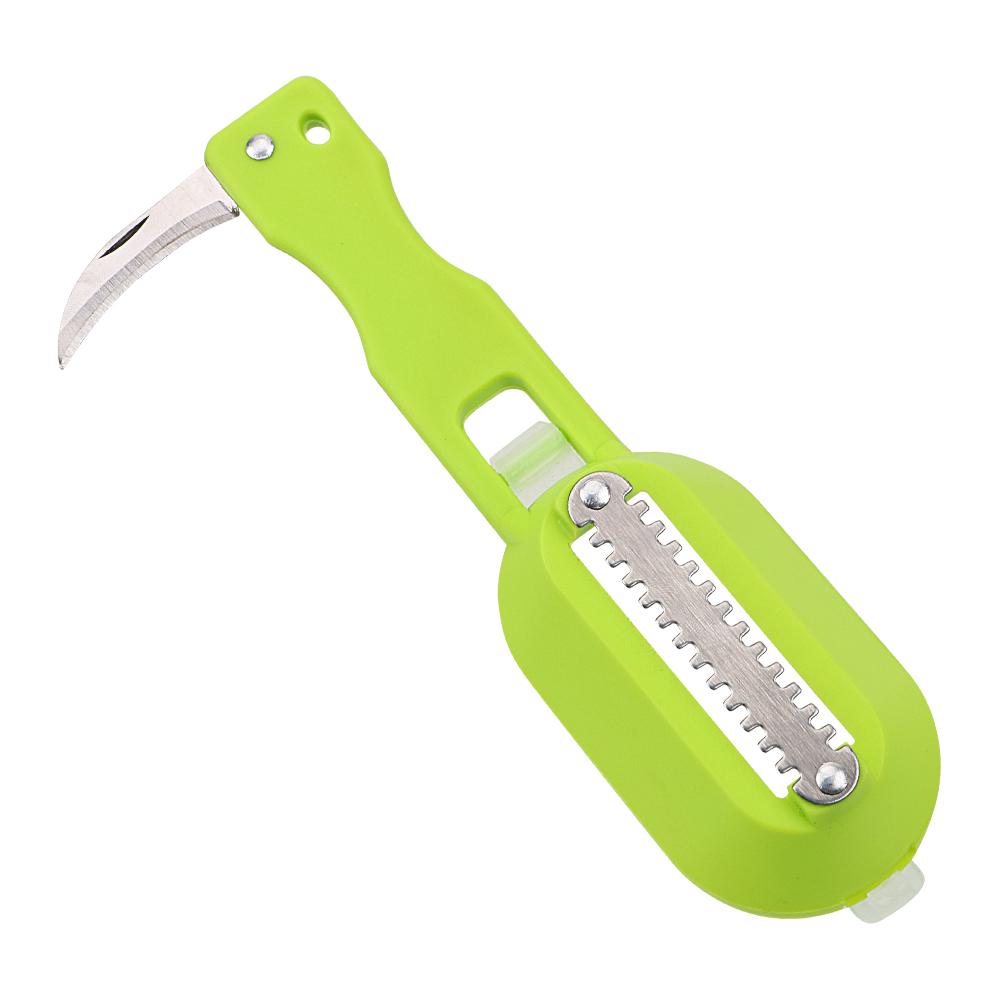 

HILIFE Многофункциональные кухонные инструменты Открывалка для моллюсков Рыбья чешуя Скребок Кухонные гаджеты Рыбья чешуя Средство для удаления кожи Скейлер и нож Инструменты для чистки рыбы