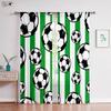 2 Pieces Of Cool Football 3d Printed Curtains Suitable For Bedroom Living Room Dormitory Decorative Curtains Machine Washable