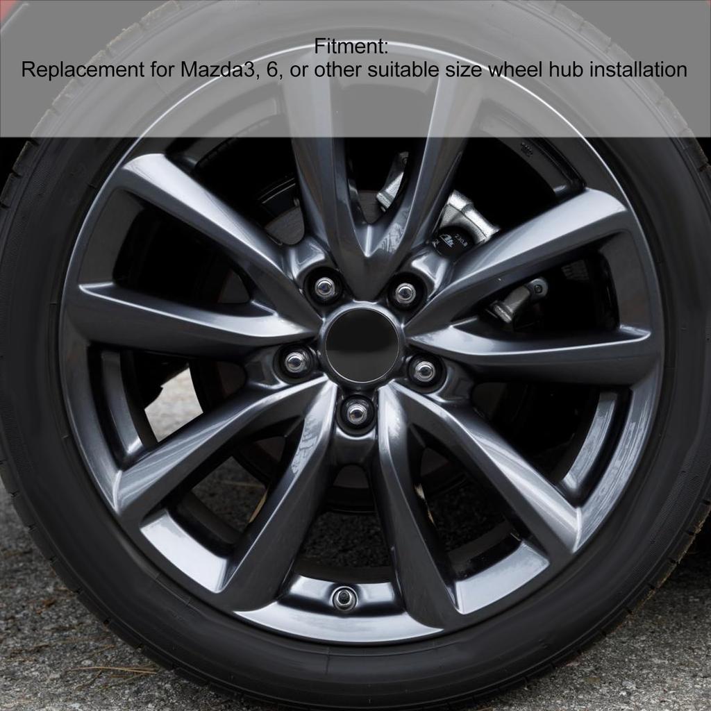 Satz von 4, Radnabenkappe, Nabenkappenabdeckung, Mittelkappe, Außendurchmesser