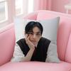 Singer Kim T-Tae-Hyung Office Cushion Pillowcase Car Cushion Cover45X45Cm Lumbar Pillowcase Sofa Pillowcover