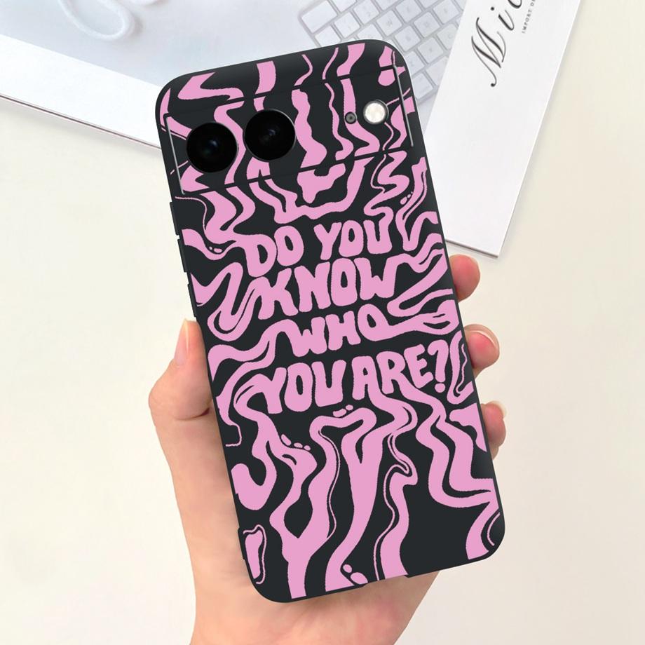 Für Google Pixel 7 Pro Hülle Weiche Silikon Handyhülle Für Pixel7 Google 7Pro Stoßfänger Niedliche Mode Cartoon Hülle Katze Mond Nacht Tasche