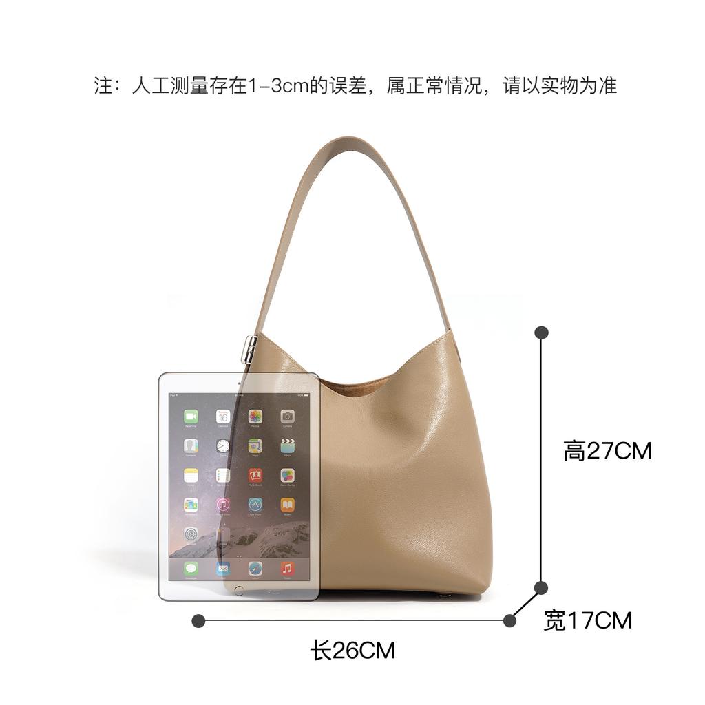Tote bag women's bag large-capacity leather bag 2025 premium new retro premium shoulder bag computer commuter bag