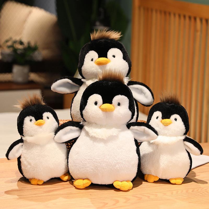 Ins Little Penguin Doll Cute Plush Toy Cloth Doll Accompany Sleeping Doll Throw Pillow Super Soft Girl Birthday Gift