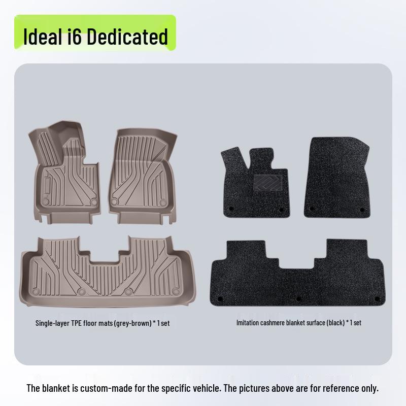 Ideal i6 Floor Mats: All-Weather TPE Trunk and Car-Specific Mats for 25 Models