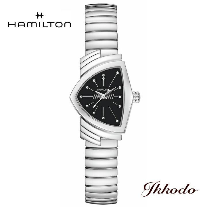 

[Product eligible for purchase benefits] Hamilton Ventura Lady Quartz 36.5mm x 24mm Flex Band Bellows Type Genuine Product 2 Year Warranty H24211130