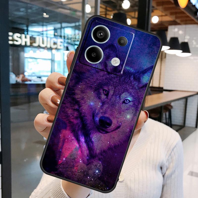 Animal Wolf Galaxy Case For Xiaomi Redmi Note 15 Pro Plus 10 11 12 13 14 Pro Redmi 15 15C 10C 12C 13C 14C Cover