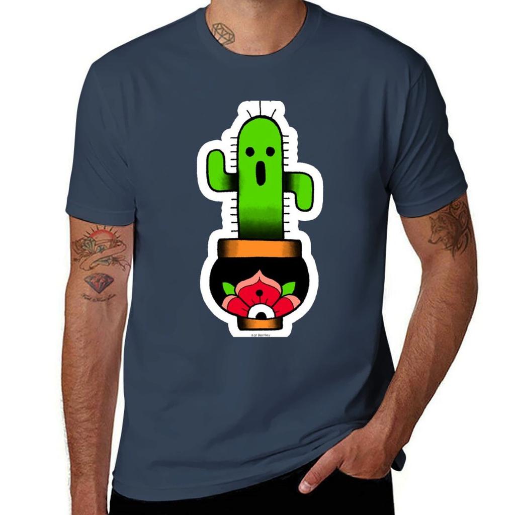 Cactuar Tshirt All Match Basic Short Sleeve Top