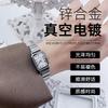 Square Watch Women'S Simple Temperament Niche Design Student Bamboo Belt Light Luxury Women'S Watch