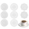 18pcs Lace Cloth Placemats Vintage Crochet Lace Doilies Tables Mat for Kitchen Dining Room Dressers Wedding Birthday Party