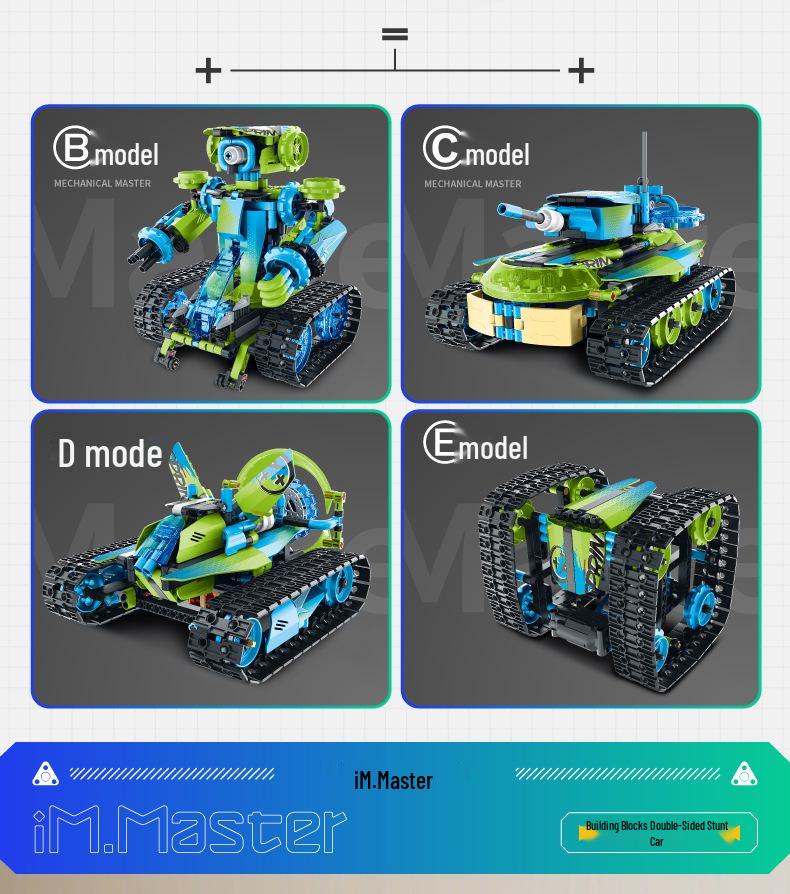 Wanzhi 8071 Multi-Mode Smart Programmable Robot Building Blocks Toy for Kids