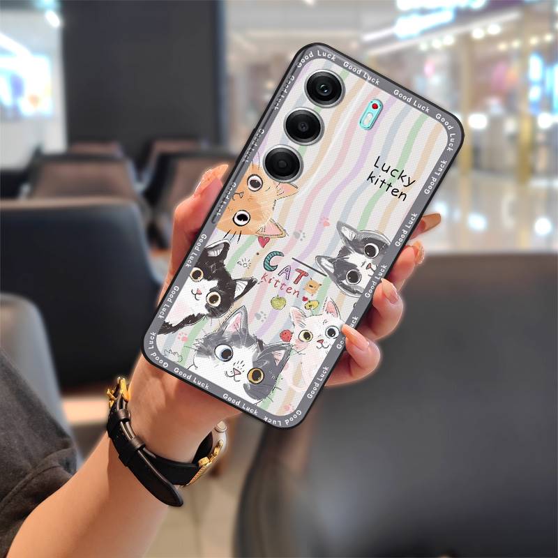 Silicone Dirt-resistant Phone Case For Tecno Camon40 Pro 5G/CM7 Back Cover Waterproof Cartoon Fashion Design Soft Case