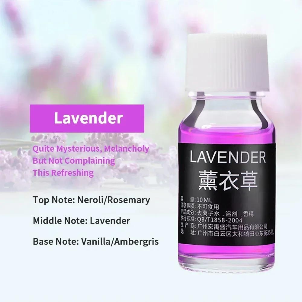 10ml Air Freshener Car Perfume Refill Natural Plant Essential Oil Aroma Diffuser Fragrance Humidifier Essential Oil Freshener