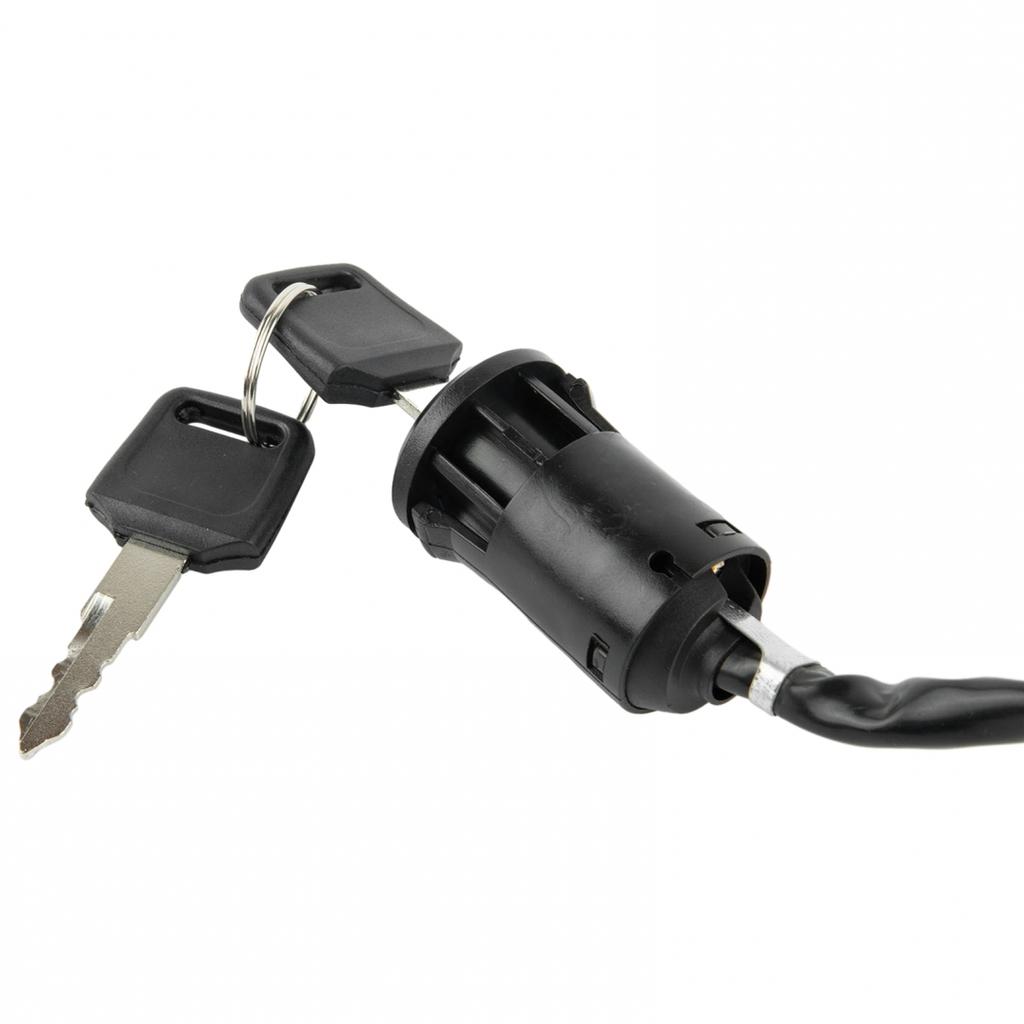 Black Ignition Switch Replacement for Suzuki LT80 with On/Off Switch and 2 Keys