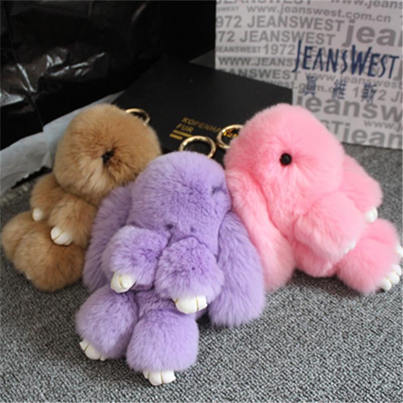 14CM Coniglio Peluche Carino e Soffice Pompon di Peluche Coniglietto su Borsa Portachiavi per Auto Gioiello Femminile Bambole per Feste Fascino per Borsa Regalo Ragazze
