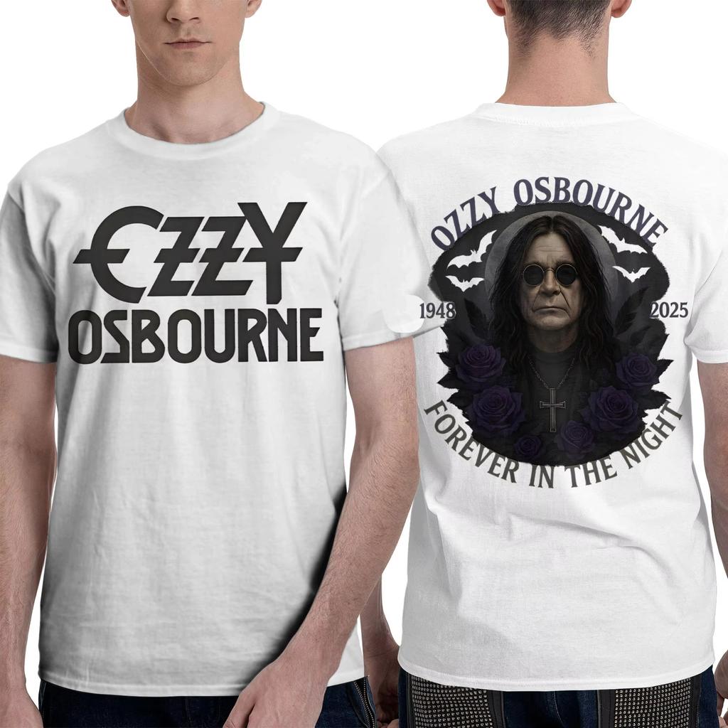 Lustiges Rock Ozzy Osbourne T-Shirt für Männer Frauen O-Ausschnitt Baumwolle T-Shirts Up The Villa 2025 Kurzarm T-Shirts Sommerkleidung