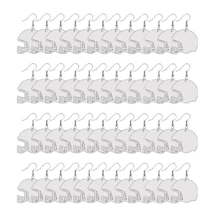 

48 Pieces Sublimation Blanks Products Earrings Hooks DIY Jewelry Making Supplies 1