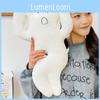 Creative Long Cat Plush Toy With Feather Cotton Filling For Kids And Girls Birthday Gift