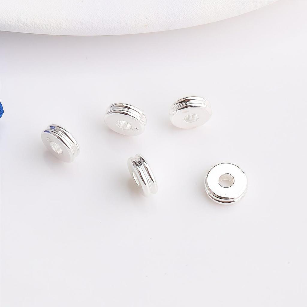 Doppellagige Spacer-Perlen, 14K Gold Filled, für DIY-Armbänder & Halsketten