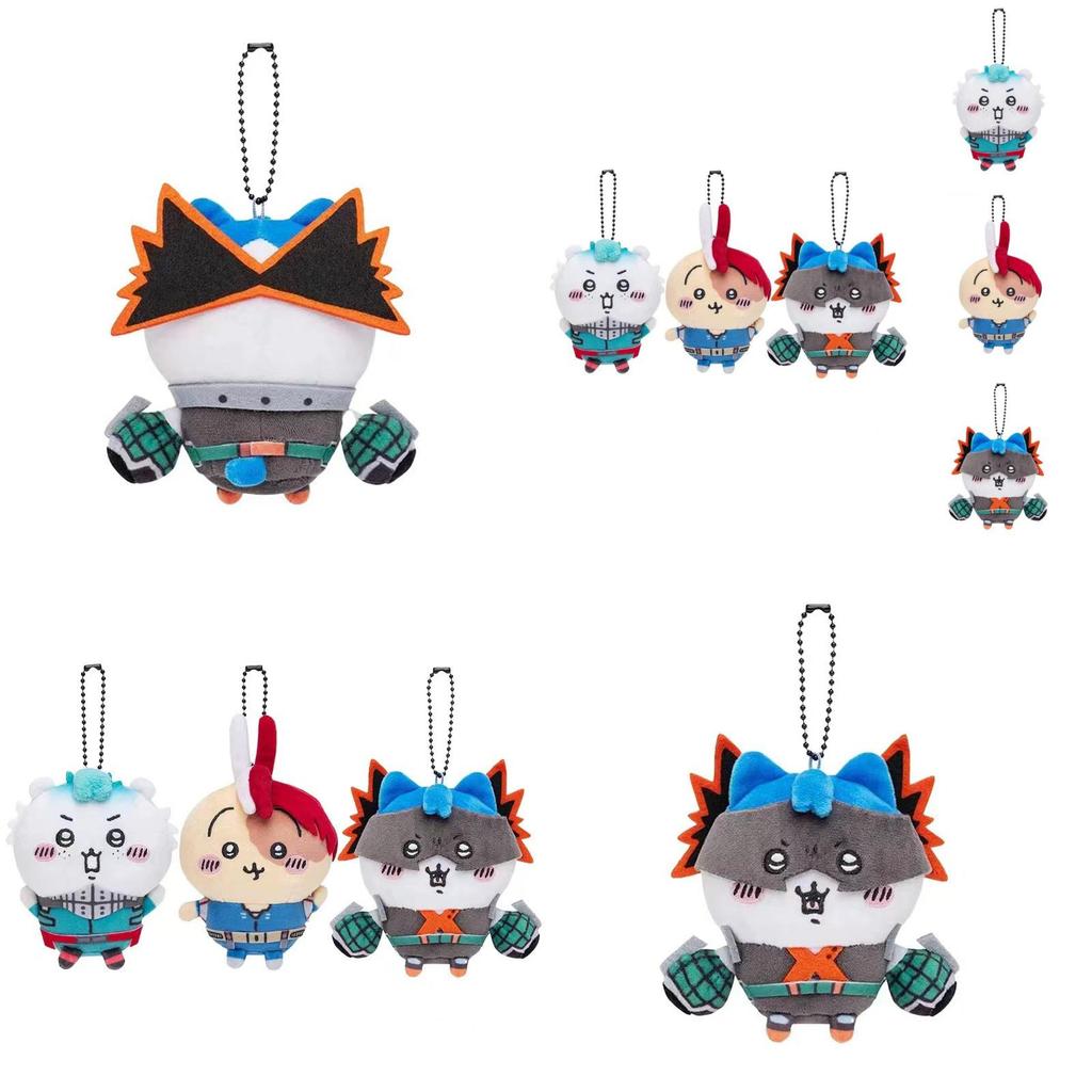 Ultra-soft Short Plush 10cm Keychain Featuring Adorable Characters From Hero Academy