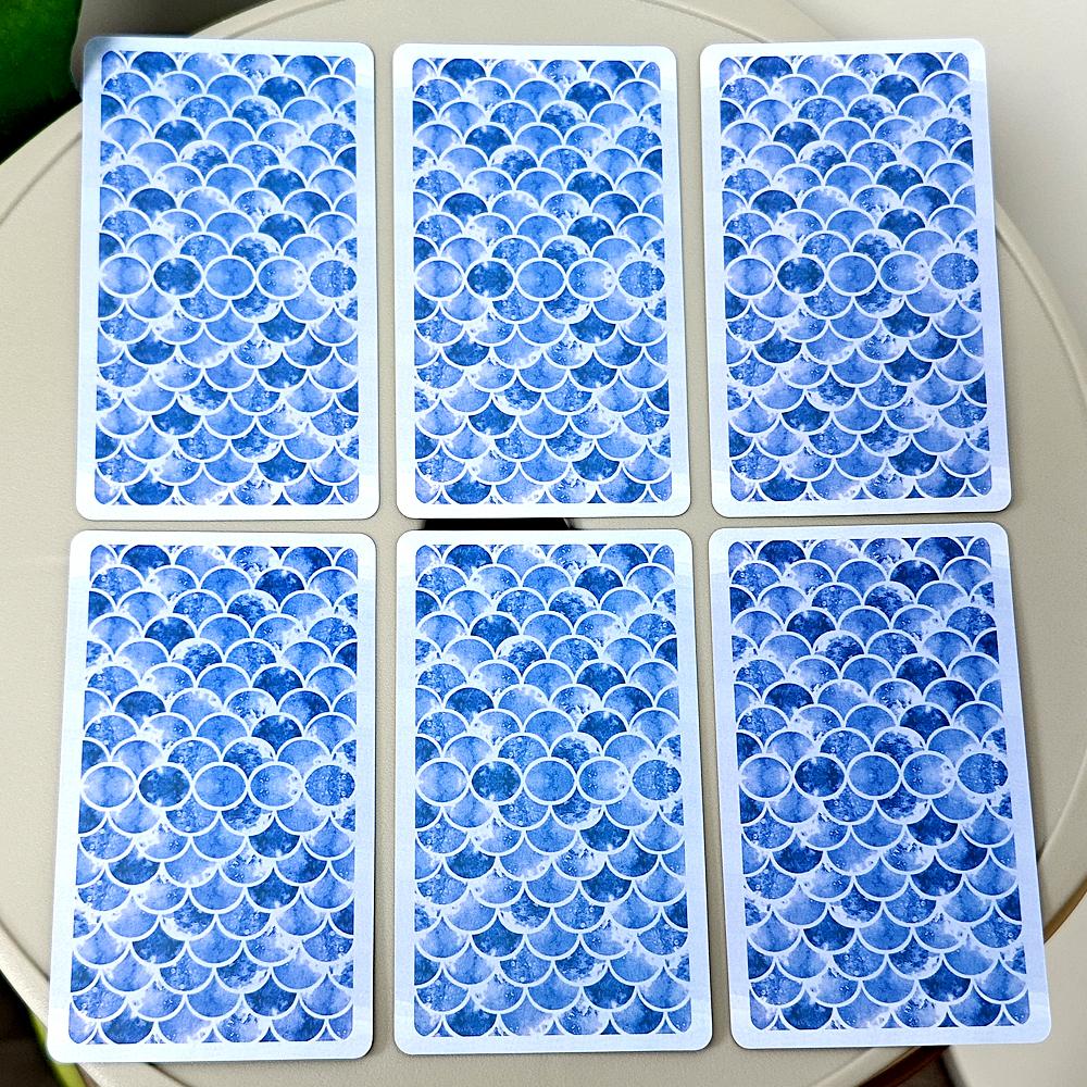 Tarot of Mermaids 10.3*6cm Creaturile frumoase și senzuale au farmecul ambiguu 78 buc. Cărți Sistemul Rider Waite