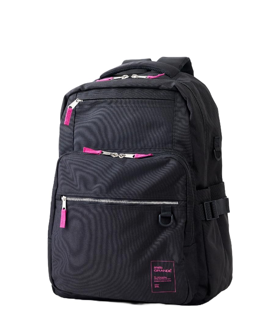 

BUDDY Backpack, A4 Size, Double-Sided Water-Repellent, Large Capacity 35L, Multifunctional, 10 Pockets, Laptop Storage, Carry-On, Chest Strap