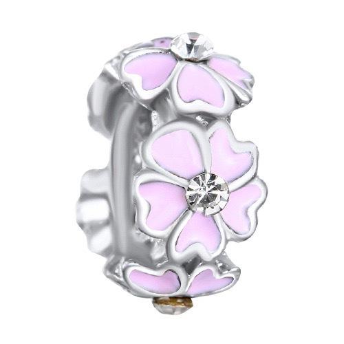 S925 Silver Cute Bear Giraffe Flower Heart Butterfly Bead Bracelet DIY Jewelry Making Kit