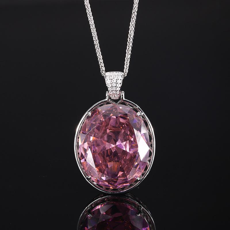Jewelry Bird'S Nest Cut Retro Large Egg Pendant Necklace Main Stone 25 * 30