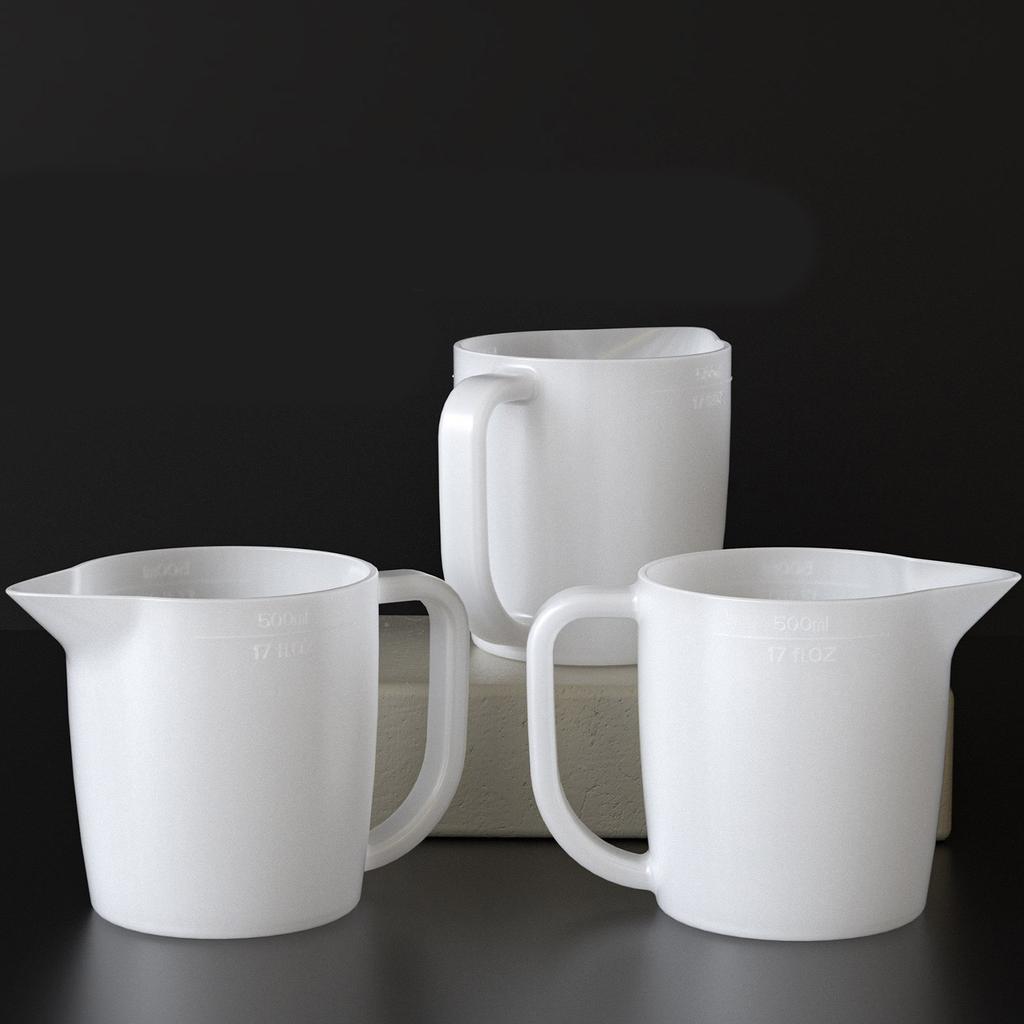 Reusable Silicone Resin Mixing Cup 500ml Split Design With Spout For Precise Pouring In Fluid Art And Epoxy Crafts