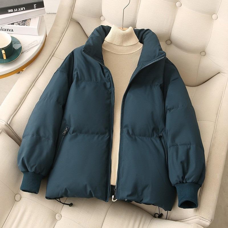 Winter down cotton-padded jacket women's loose casual cotton-padded jacket bread clothing winter top cold-proof