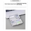 USB Accessories Storage Organizer Box Portable Foldable Lightweight Case for Phone Cables Chargers Earbuds Office Daily Use