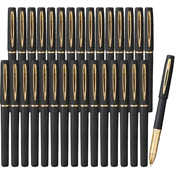 30 Pcs Gel Pens Black Fine Point Smooth Writing Pens, Gel Ink Rollerball Pens 0.7mm,for Office for School, Back to School Supplies