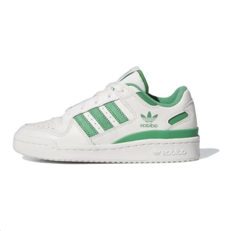 Adidas Forum Low CL J White Preloved Green Kids Sneakers Cloud-White ID8722