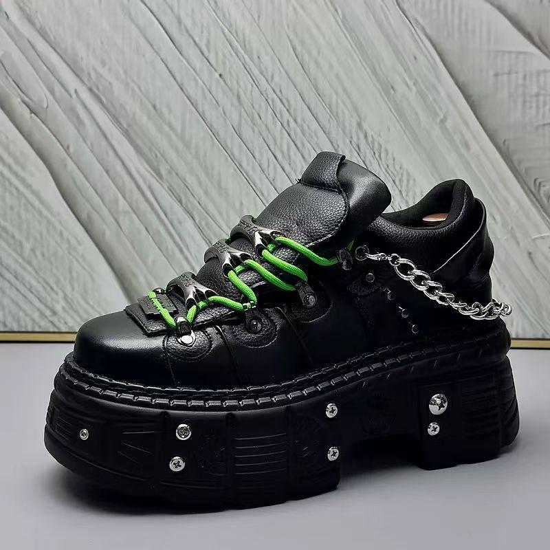 5 Spring New Men's Platform Internet Celebrity Fried Street Niche Retro Fashion Trend Sneakers Dad Shoes