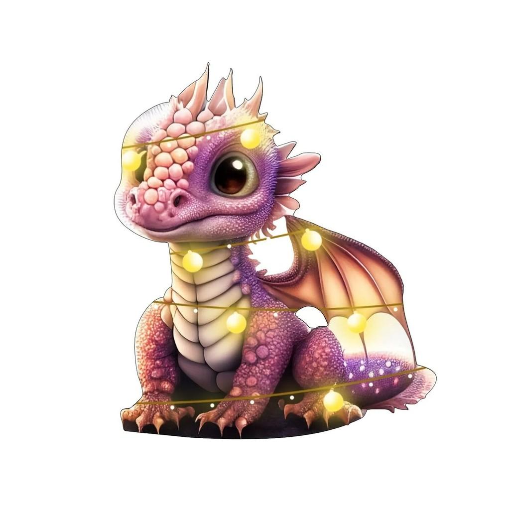 

Christmas Enchanting 2024 Baby Dragon Car Decoration Acrylic Pendant For Festivities 1