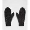 Lululemon Fuzzy Cashmere Mittens Heathered Light Onyx