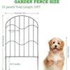 Decorative Fences Garden Folding Border Fence 10x Temporary Fencing For Pet Area Lawn Outdoor Patio Flower Bed Use Yard