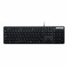 ELECOM Keyboard Kablet Membran Tynn Full Keyboard Svart TK-FCM108XBK